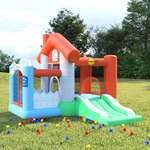 Happy Hop Napihljiv grad s toboganom 272x257x220 cm PVC