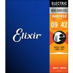 Set strun za električno kitaro Nanoweb Super-Light Elixir (.009 – .042)