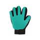 Merco rokavica za odstranjevanje dlak, gumijasta, črno-zelena