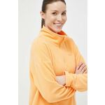 Športni pulover Roxy Tech ženski, oranžna barva - oranžna. Športni pulover iz kolekcije Roxy. Model izdelan iz flis materiala.