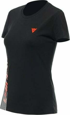 Dainese T-Shirt Logo Lady Black/Fluo Red XL Majica