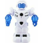 Teddies Plastični robot za jahanje 26 cm Angleško govoreči na baterije s svetlobo in zvokom