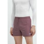 Kratke hlače za tek New Balance vijolična barva, MS41286LIE - vijolična. Kratke hlače za tek iz kolekcije New Balance. Model izdelan iz materiala, ki odvaja vlago.