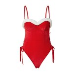 Hunkemöller Bodi 'Jovie' rdeča / bela 22340726