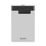 NEW SAVIO 2,5" ZUNANJE OHIŠJE ZA HDD/SDD, USB 3.0, PROZORNO, AK-66