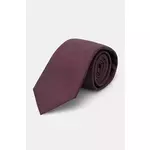 Svilena kravata BOSS bordo barva, 50532061 - bordo. Kravata iz kolekcije BOSS. Model izdelan iz vzorčaste tkanine.