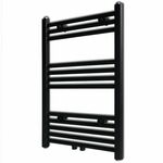 Kopalniški radiator z ravnimi cevmi 500x764 mm črn