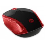 HP 2HU82AA brezžična miška, rdeči/črni