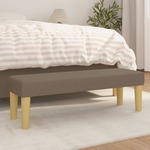 vidaXL Klop taupe 100x30x30 cm blago