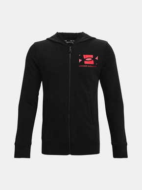 Under Armour Pulover UA RIVAL TERRY FZ HOODIE-BLK L
