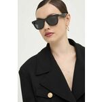 Sončna očala Burberry ženska, črna barva, 0BE4426 - črna. Sončna očala iz kolekcije Burberry. Model z enobarvnimi stekli in okvirji iz plastike. Ima filter UV 400.