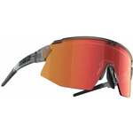 Bliz Breeze 52302-84 Transparent Dark Grey/Brown w Red Multi plus Spare Lens Orange Kolesarska očala