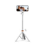 Tech-protect L03S bluetooth selfie stick s stativom, bela