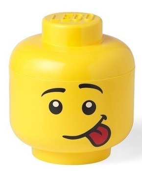 LEGO glava škatle za shranjevanje velikosti S - neumno
