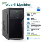PcPlus računalnik E-machine, Intel Core i5-12400, 16GB RAM, 500GB HDD, Windows 11