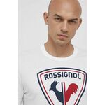 Bombažen t-shirt Rossignol bela barva - bela. T-shirt iz kolekcije Rossignol. Model izdelan iz tanke, rahlo elastične pletenine.