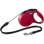 Flexi povodec New Classic, M, 5m/20kg, rdeč