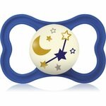 MAM MAM Air Night Silicone Pacifier 6m+ Stars koži prijazna svetleča silikonska duda 1 kos za otroke