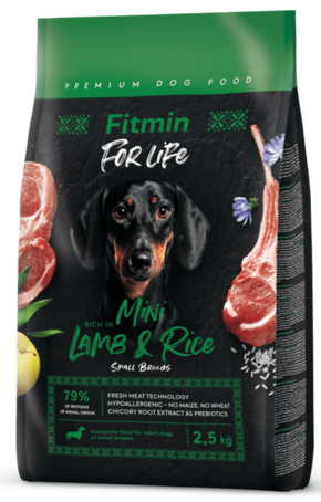 Fitmin Fitmin For Life Beef &amp; Rice pasji briketi