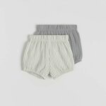 Reserved - BABIES` SHORTS - temno siva temno siva 100% BOMBAŽ 8362X-90X