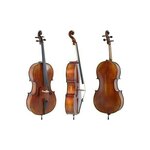 Violončelo 1/4 Maestro 2-VC4 Gewa - Postavljen violončelo s torbo in strunami Aurora Larsen