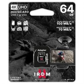 GoodRam IRDM spominska kartica microSDXC 64 GB