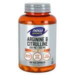 Arginin in citrulin NOW (120 kapsul)