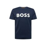 BOSS Majica 'Thinking 1' temno modra / bela