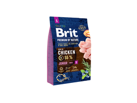 Shumee Brit Premium By Nature Junior Small Chicken 3 kg - suha hrana za mlade pse majhne pasme s piščancem 3 kg