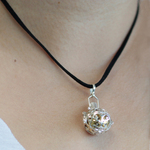 Srebrni angelski zvonček – Nočni mir (18 mm) - Silver - Baby shower