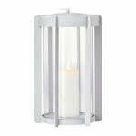 Svetlo siva LED lanterna na USB (višina 35 cm) Firefly – Zone
