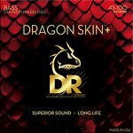 DR Strings Dragon Skin+ Coated Steel Medium Light 45-100 Strune za bas kitaro