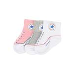 CONVERSE Nogavice 'INFANT' modra / siva / roza / bela