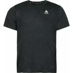 Odlo The Zeroweight Engineered Chill-tec Running T-shirt Shocking Black Melange M Tekaška majica s kratkim rokavom