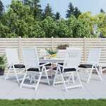 VIDAXL Blazine za stole 6 kosov antracitne 40x40x7 cm tkanina