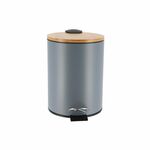 TENDANCE koš za smeti s pedalom, 2,5l, soft close, siv 6508180