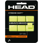 Head XtremeSoft 3 overgrip wrap tl. 0,5 mm, rumena, odsevna barva, pakiranje po 3