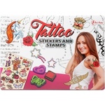 Tattoo z dodatki + štampiljke 2 kom