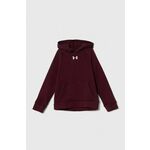 Under Armour Pulover UA Rival Fleece Hoodie-MRN S