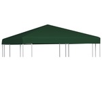 Streha za paviljon 310 g/m² 3x3 m zelena