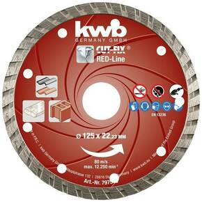 KWB diamantna rezalna plošča Cut Fix 125x2