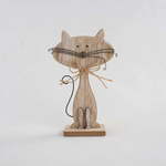 Lesena mačka Dakls Cats, višina 18 cm