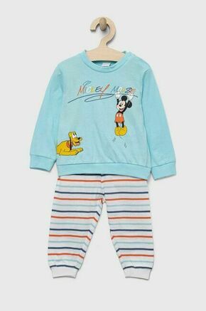 Pižama za dojenčka OVS - modra. Pižama za dojenčka iz kolekcije OVS. Model izdelan iz udobne pletenine.