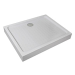 Pravokotna tuš kad Sanotechnik P108 100x80x12.5 z oblogo in sifonom