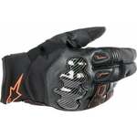 Alpinestars SMX-1 Drystar Gloves Black/Red Fluo L Motoristične rokavice