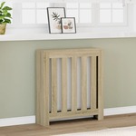 shumee Pokrov za radiator betonsko siv 78x20x82 cm inženirski les