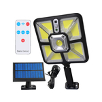Dexxer Solarna ulična 235 COB LED cestna svetilka s PIR sezorjem črna + daljinec