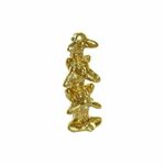 NEW Okrasna Figura DKD Home Decor Zlat Kolonialno 8,5 x 6 x 20 cm