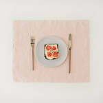 Roza lanen pogrinjek Linen Tales, 35 x 45 cm
