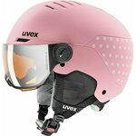 UVEX Rocket Junior Visor Pink Confetti 54-58 cm Smučarska čelada